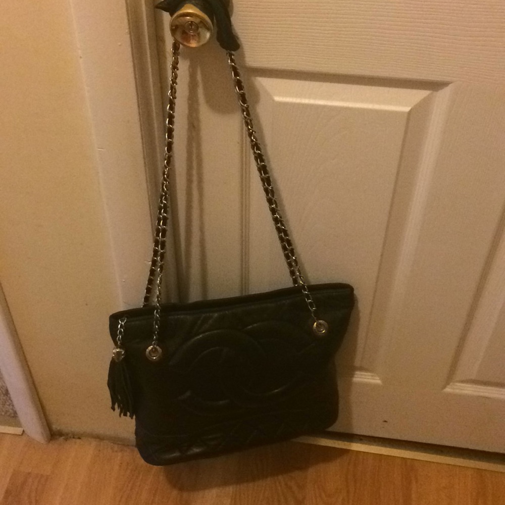 SOLD✨✨Chanel shoulder handbag caviar leather - Picture 2 of 8